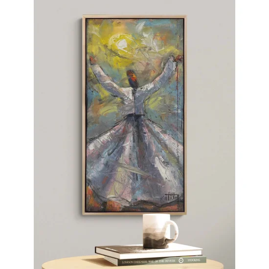 İçimdeki Semâ Yağlı Boya Tablosu