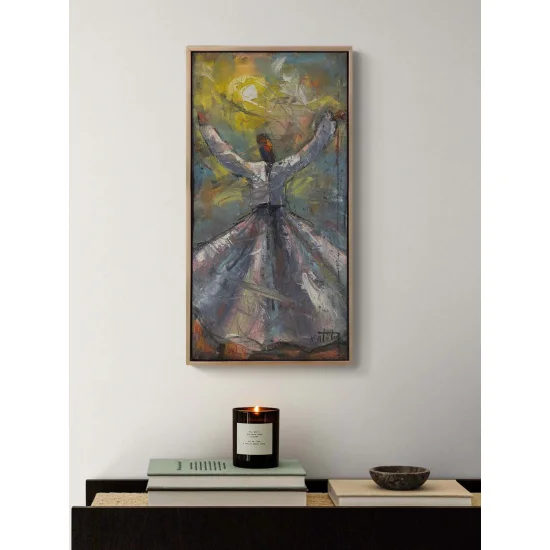 İçimdeki Semâ Yağlı Boya Tablosu