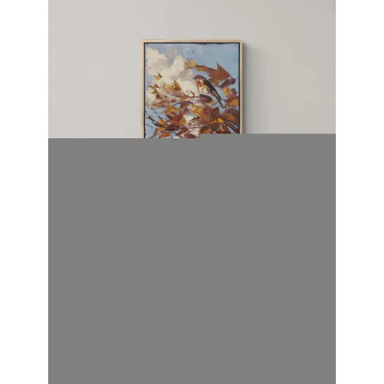 Gölgedeki Kanatlar Yağlı Boya Tablosu