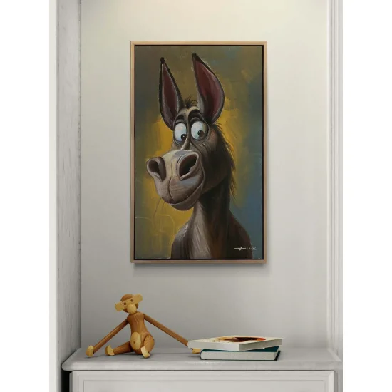 My Donkey Friend Oil Painting