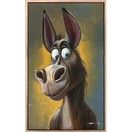 My Donkey Friend Oil Painting