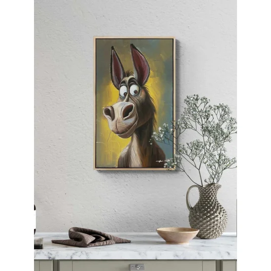 My Donkey Friend Oil Painting