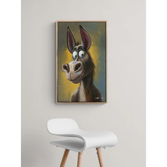 My Donkey Friend Oil Painting