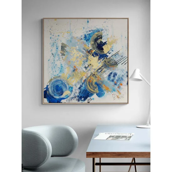 Sonsuzluk Kıvrımları Yağlı Boya Tablosu