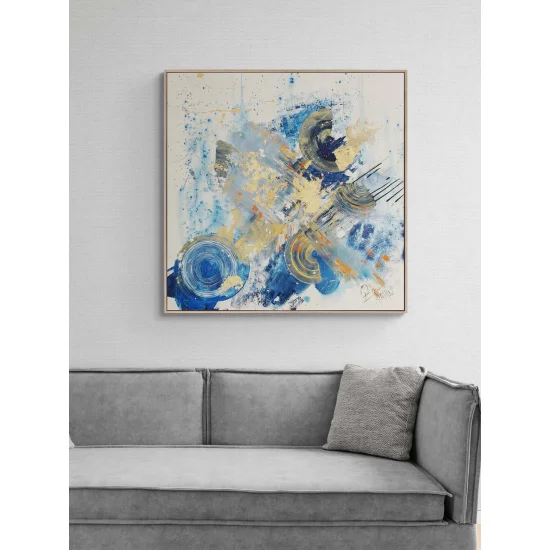 Sonsuzluk Kıvrımları Yağlı Boya Tablosu