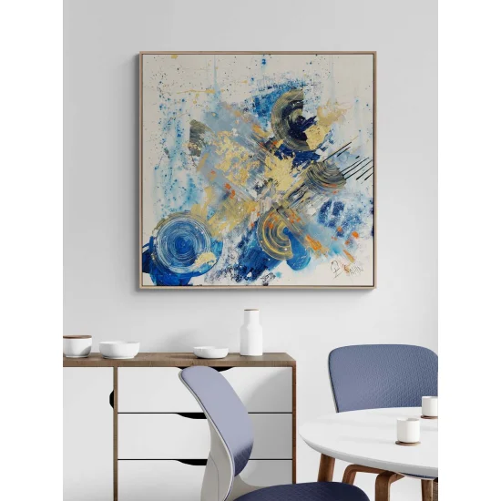 Sonsuzluk Kıvrımları Yağlı Boya Tablosu