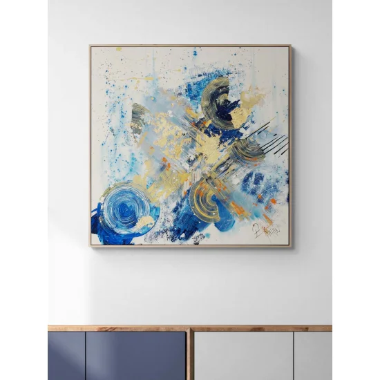 Sonsuzluk Kıvrımları Yağlı Boya Tablosu