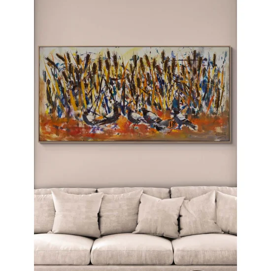 Doğanın Coşkusu Yağlı Boya Tablosu