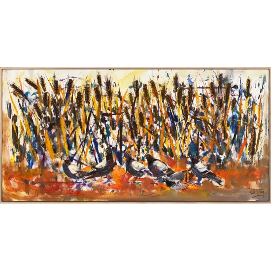 Doğanın Coşkusu Yağlı Boya Tablosu