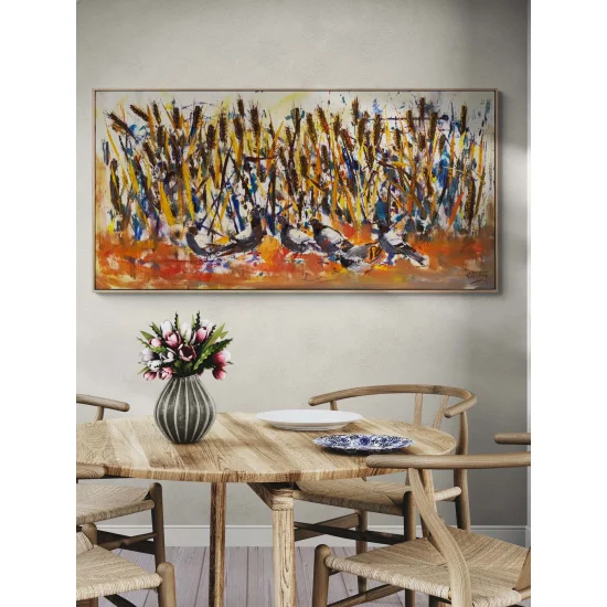 Doğanın Coşkusu Yağlı Boya Tablosu