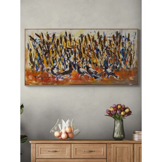 Doğanın Coşkusu Yağlı Boya Tablosu