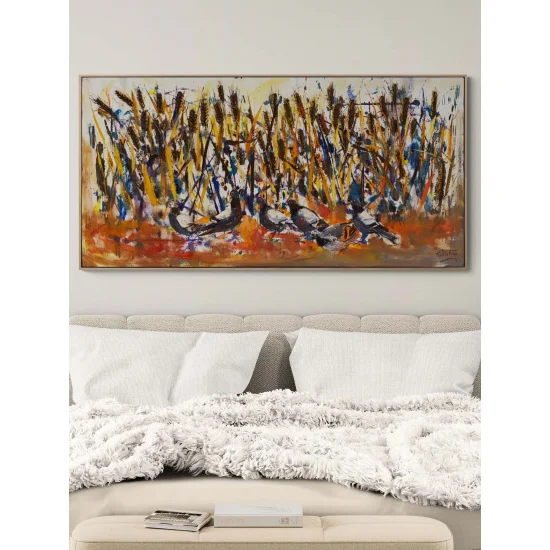 Doğanın Coşkusu Yağlı Boya Tablosu