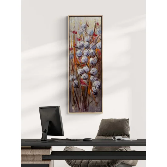 Tarlada Bir Düş Yağlı Boya Tablosu