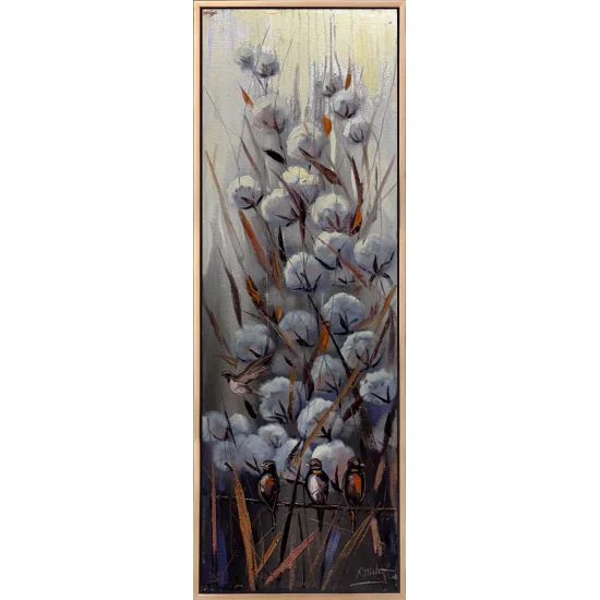 Gökyüzüyle Buluşan Tarla Yağlı Boya Tablosu