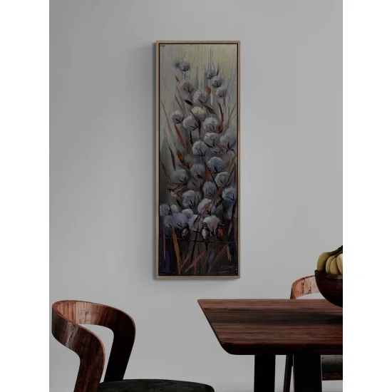 Gökyüzüyle Buluşan Tarla Yağlı Boya Tablosu