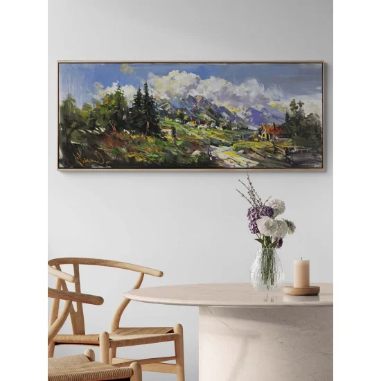 Beyond the Meadows Oil Painting