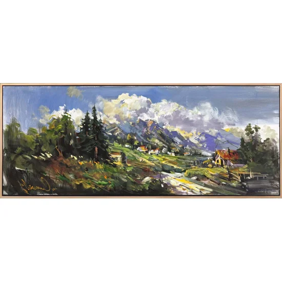 Beyond the Meadows Oil Painting