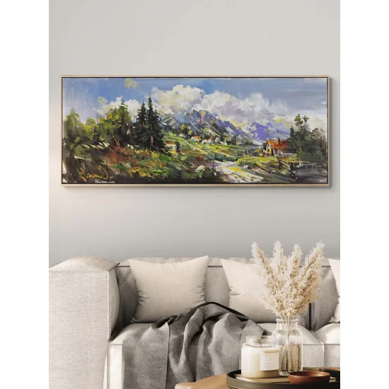 Beyond the Meadows Oil Painting