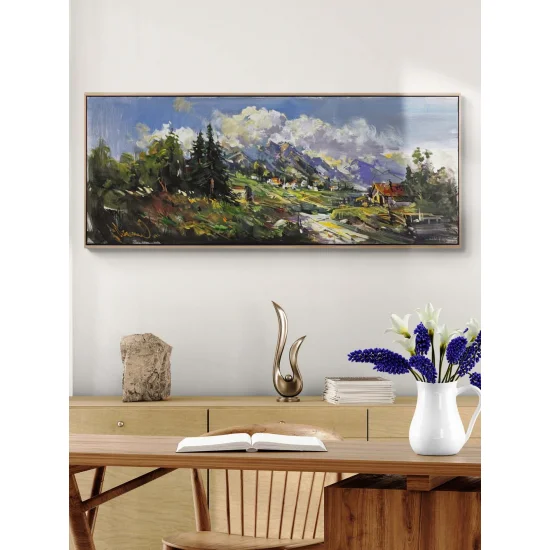 Beyond the Meadows Oil Painting