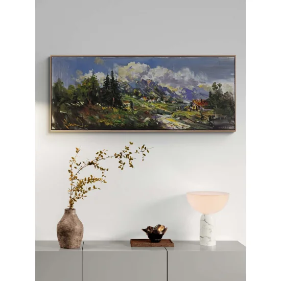 Beyond the Meadows Oil Painting