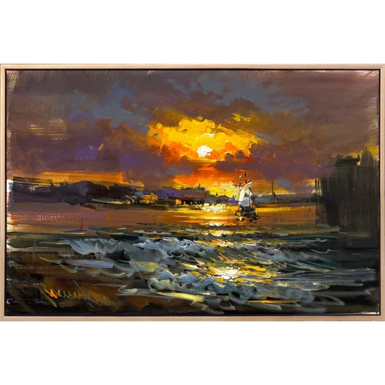 A Memory from the Shore Oil Painting