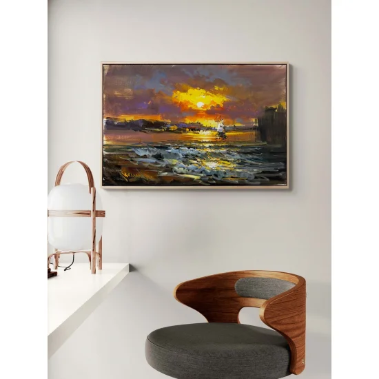 A Memory from the Shore Oil Painting