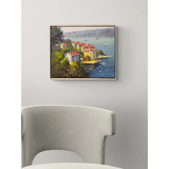 Yalıların Gölgesinde Yağlı Boya Tablosu