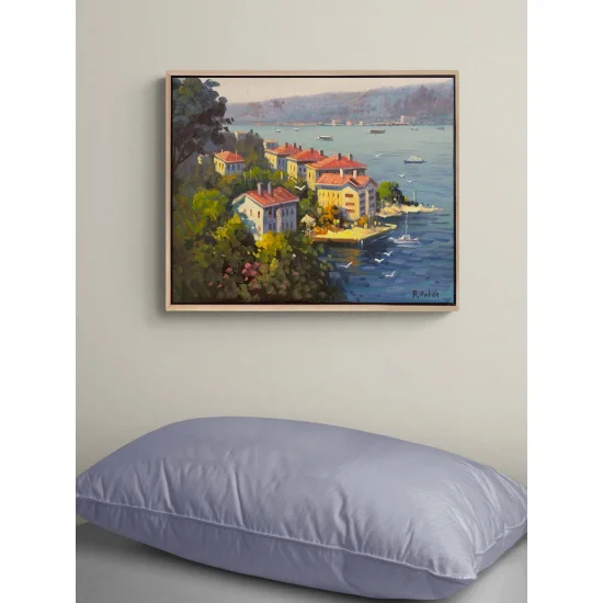 Yalıların Gölgesinde Yağlı Boya Tablosu