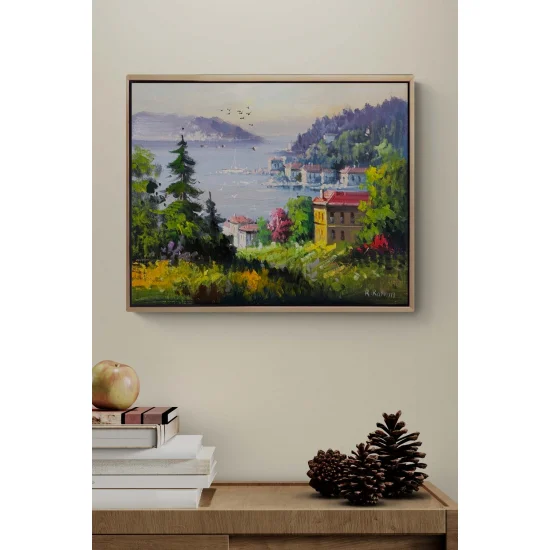 Yalılarda Arasından Yağlı Boya Tablosu