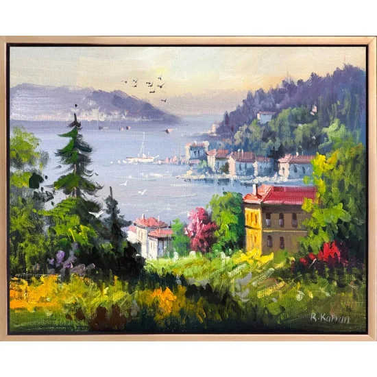 Yalılarda Arasından Yağlı Boya Tablosu