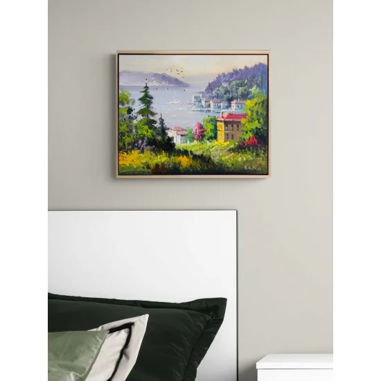 Yalılarda Arasından Yağlı Boya Tablosu