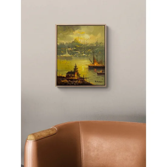 From the Pier to the Bosphorus Oil Painting