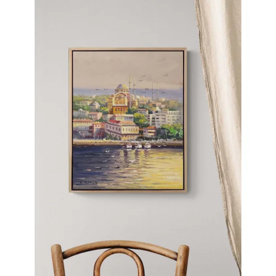 İstanbul’un Sessizliği Gün Yağlı Boya Tablosu