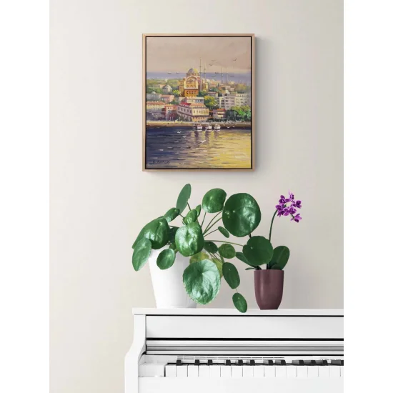 İstanbul’un Sessizliği Gün Yağlı Boya Tablosu