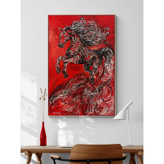 Uçuşan Yele Yağlı Boya Tablosu