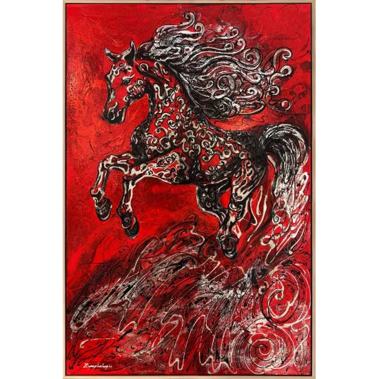 Uçuşan Yele Yağlı Boya Tablosu