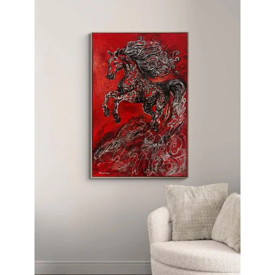 Uçuşan Yele Yağlı Boya Tablosu