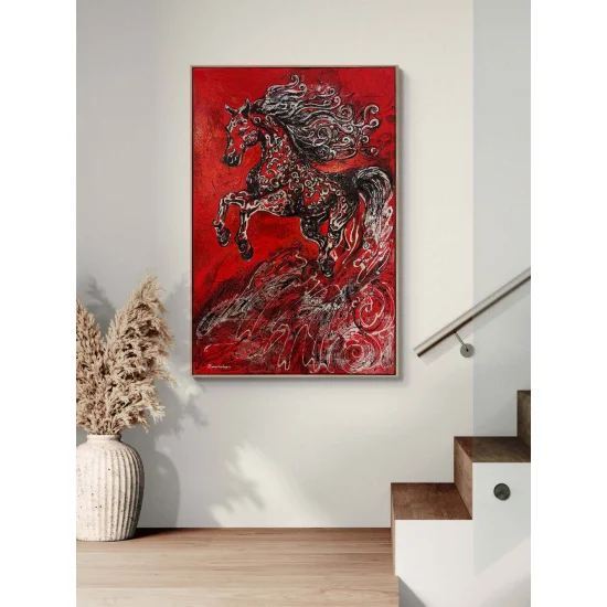 Uçuşan Yele Yağlı Boya Tablosu