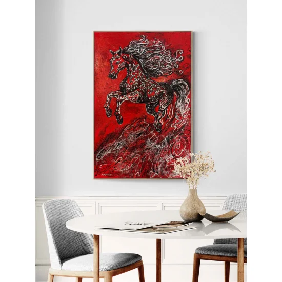 Uçuşan Yele Yağlı Boya Tablosu