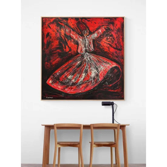 Sema’da Vuslat Yağlı Boya Tablosu