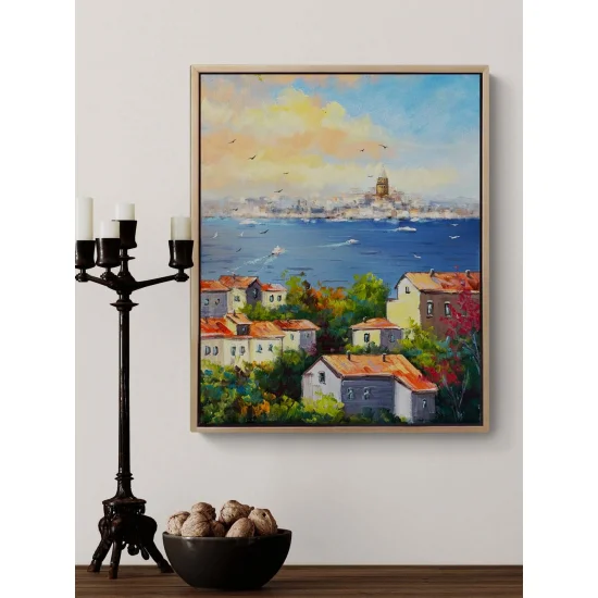 Boğazın Serin Esintisi Yağlı Boya Tablosu