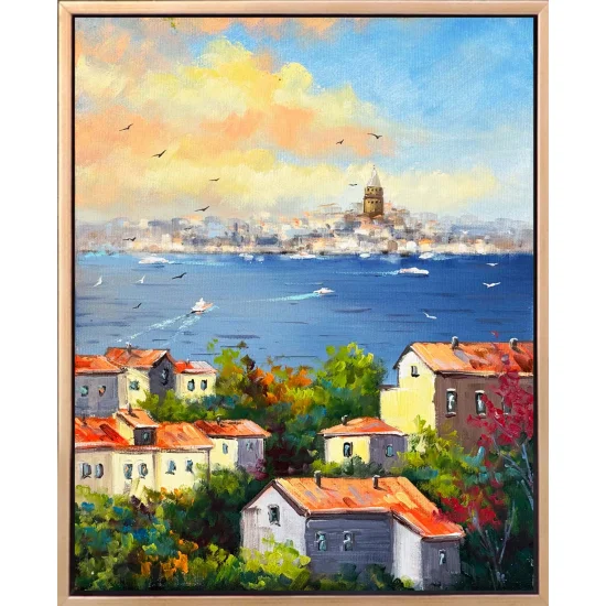 Boğazın Serin Esintisi Yağlı Boya Tablosu