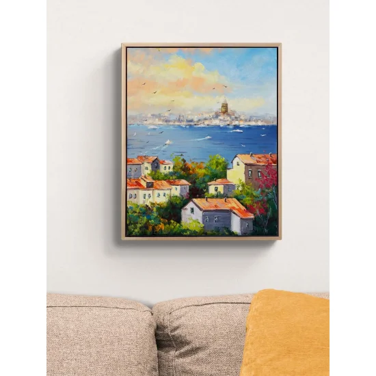 Boğazın Serin Esintisi Yağlı Boya Tablosu