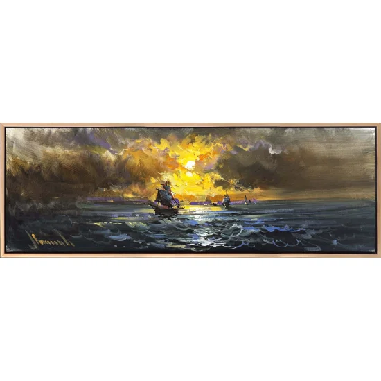 Dingin Sular Yağlı Boya Tablosu