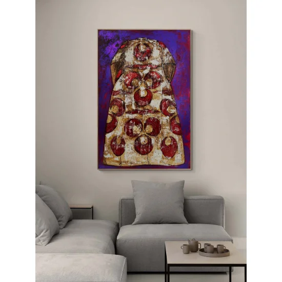 Osmanlı Kaftanı Yağlı Boya Tablosu