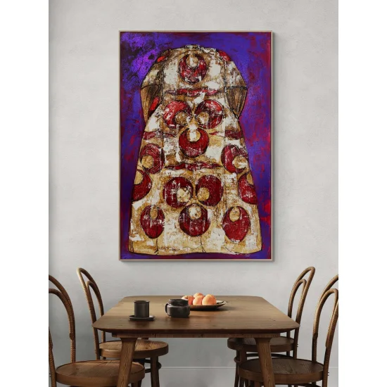 Osmanlı Kaftanı Yağlı Boya Tablosu