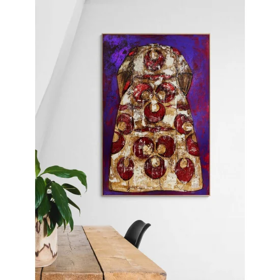 Osmanlı Kaftanı Yağlı Boya Tablosu