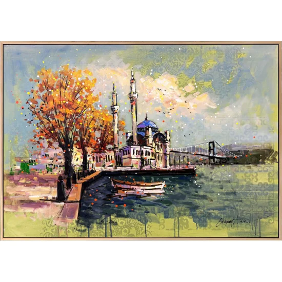 Hayallerde Ortaköy Yağlı Boya Tablosu