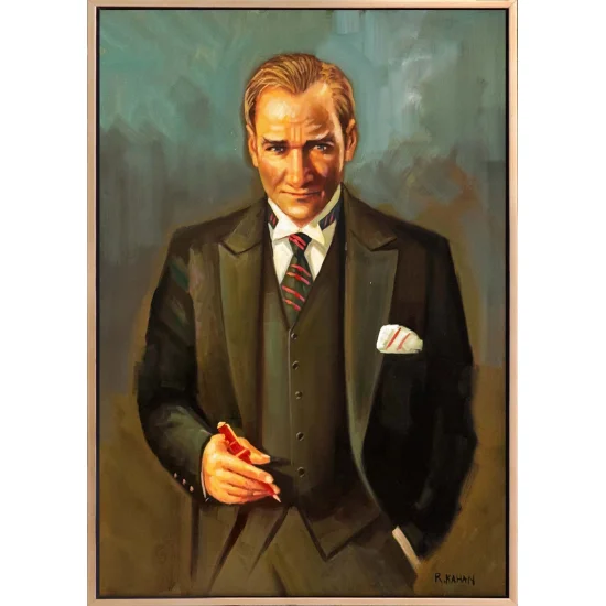 Ufka Bakan Lider Yağlı Boya Tablosu