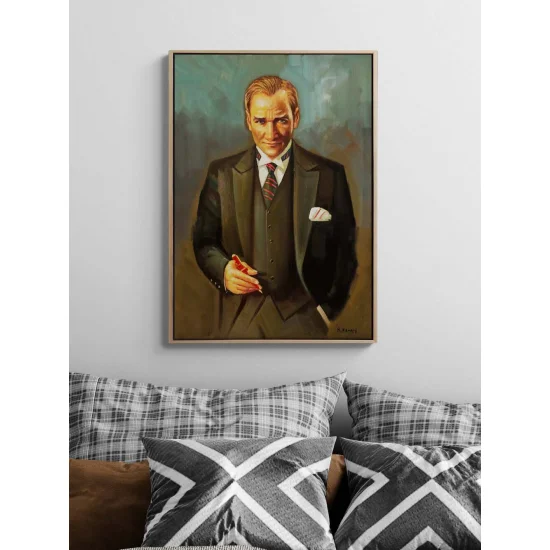 Ufka Bakan Lider Yağlı Boya Tablosu